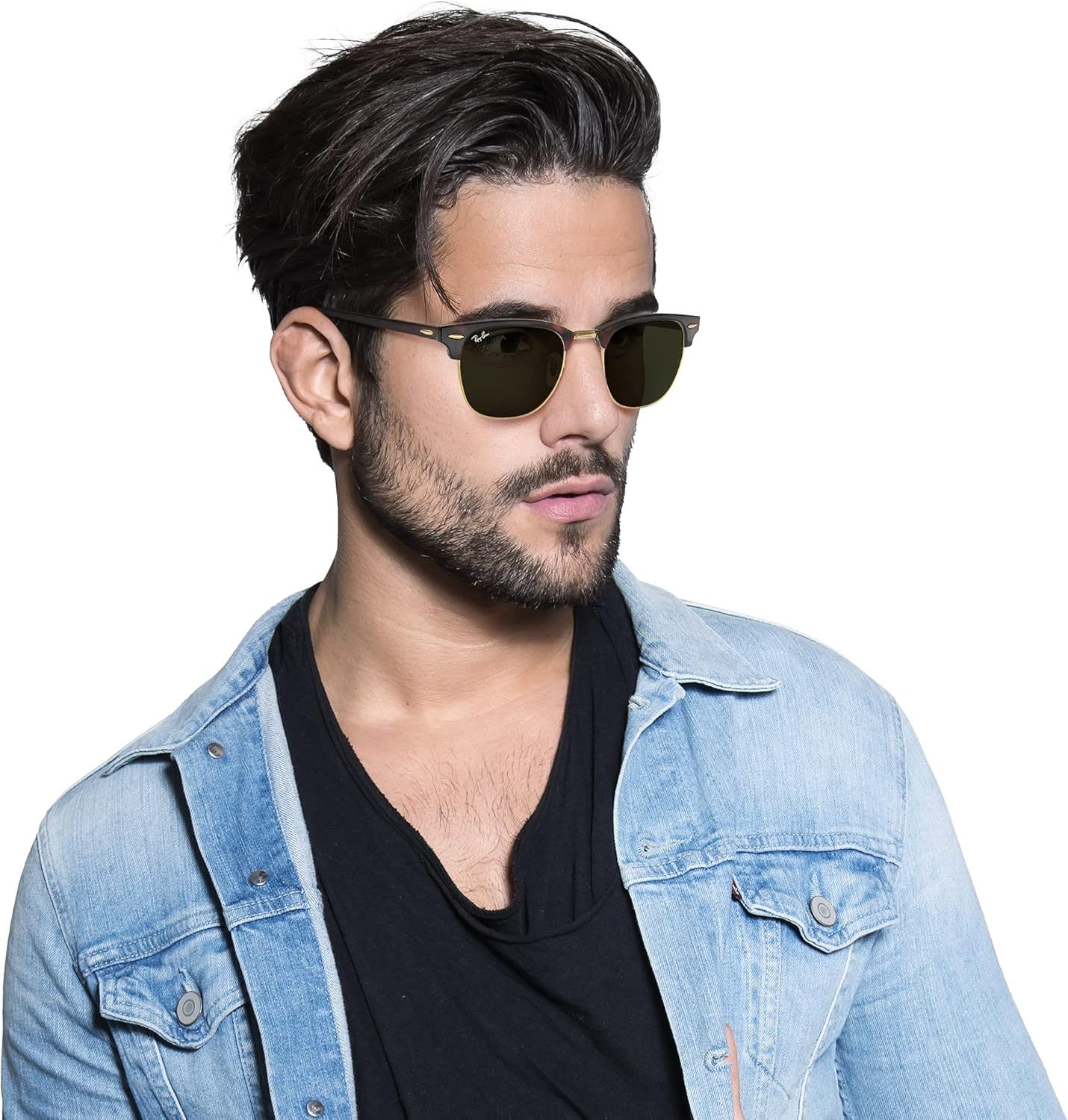 Rthtay-Bthtan RB3016 Clubmaster Square Sunglasses