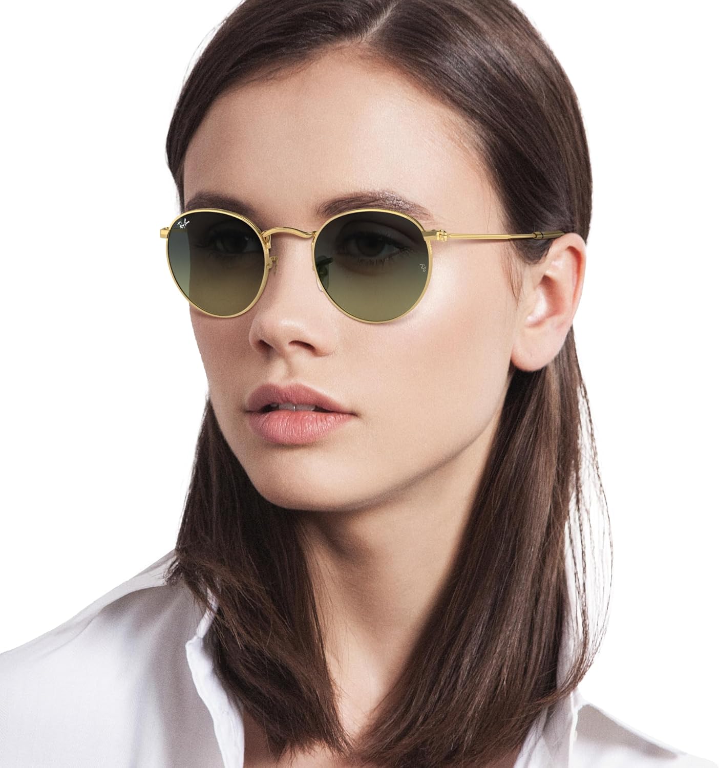 Rthtay-Bthtan RB3447 Round Metal Sunglasses