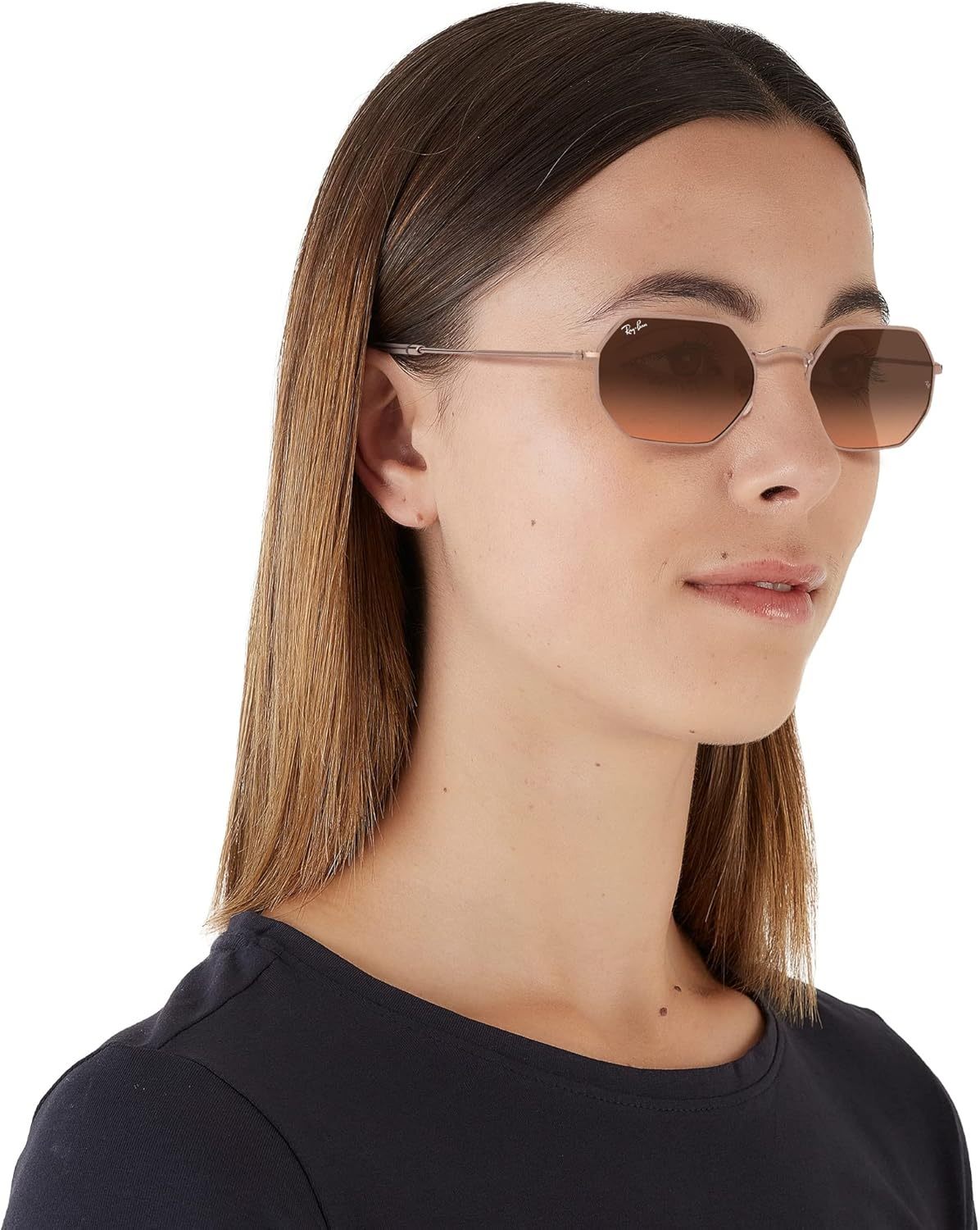 Rthtay-Bthtan RB3548N Hexagonal Flat Lens Sunglasses