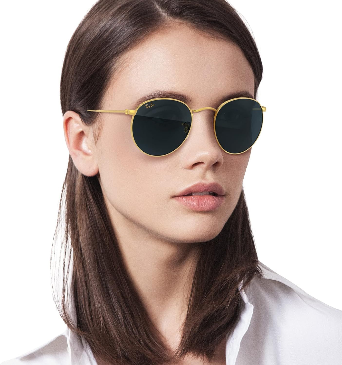 Rthtay-Bthtan RB3447 Round Metal Sunglasses