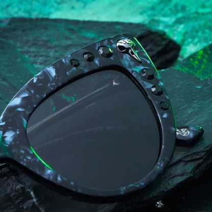 BELLATRIX™ - GEO BLACK + GREY SUNGLASSES