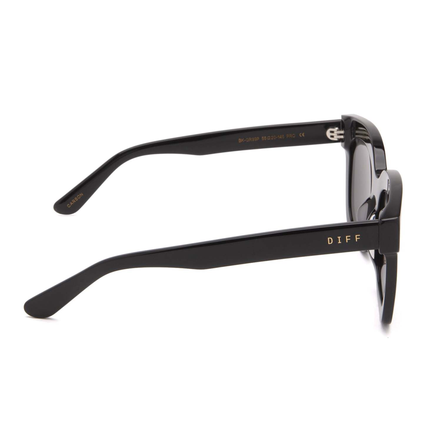 CARSON - BLACK + DARK SMOKE + POLARIZED SUNGLASSES