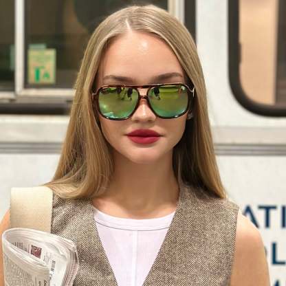 HANGTIME - TORTOISE + TURQUOISE ICE MIRROR + POLARIZED SUNGLASSES