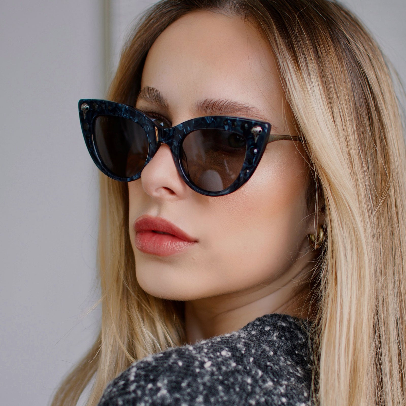 BELLATRIX™ - GEO BLACK + GREY SUNGLASSES