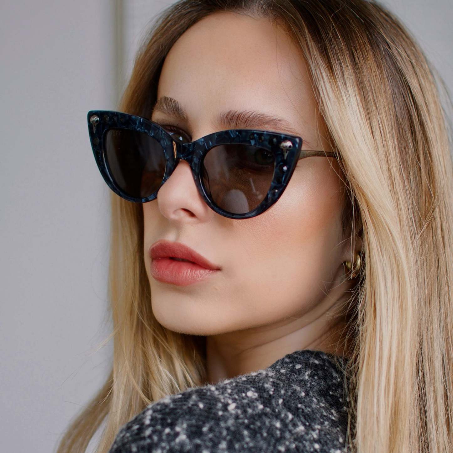 BELLATRIX™ - GEO BLACK + GREY SUNGLASSES