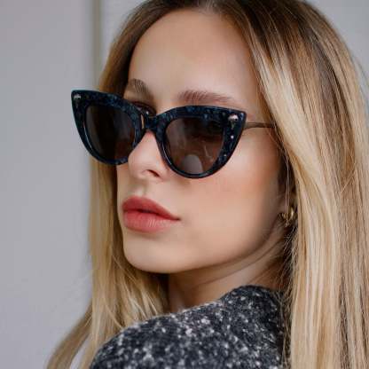 BELLATRIX™ - GEO BLACK + GREY SUNGLASSES