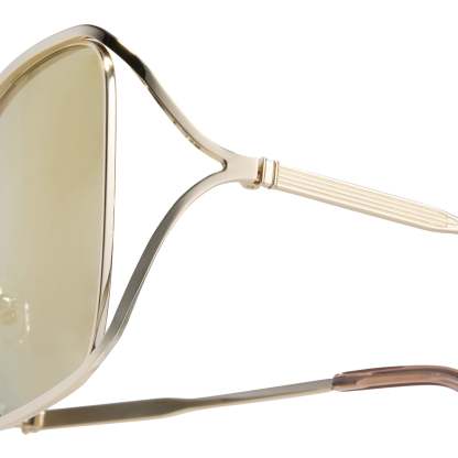 FRANCESCA - GOLD WITH CAFÉ OLE + GOLD FLASH POLARIZED SUNGLASSES