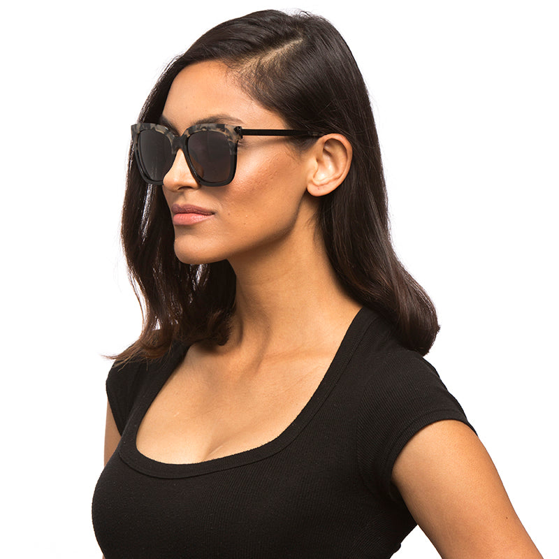 BELLA - GREY FADE + SMOKE GRADIENT + POLARIZED SUNGLASSES