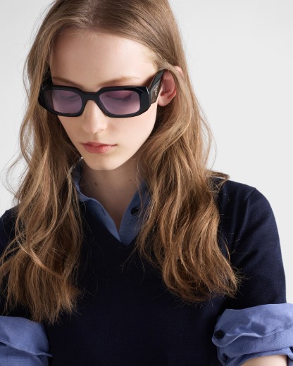 PRAthtDA Lavender Lenses Prada Symbole Sunglasses