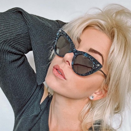 BELLATRIX™ - GEO BLACK + GREY SUNGLASSES