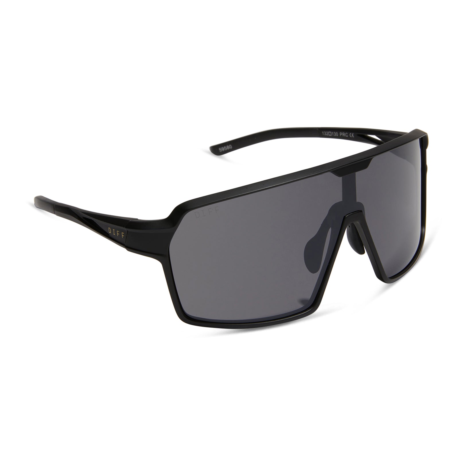 CHARGE - MATTE BLACK + GREY FLASH + POLARIZED SUNGLASSES