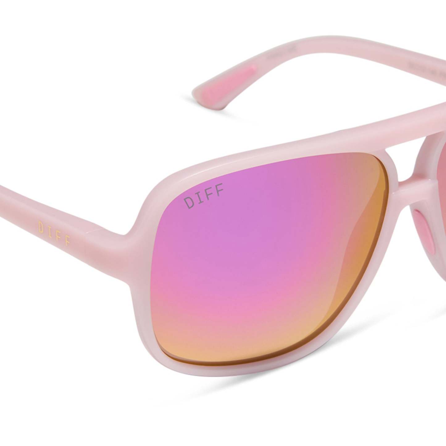 HANGTIME - MATTE BABY PINK + PINK RUSH MIRROR + POLARIZED SUNGLASSES