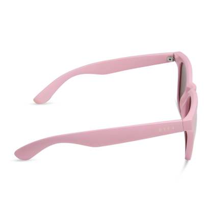 STORM - MATTE BABY PINK + SHERBERT RAINBOW MIRROR + POLARIZED SUNGLASSES