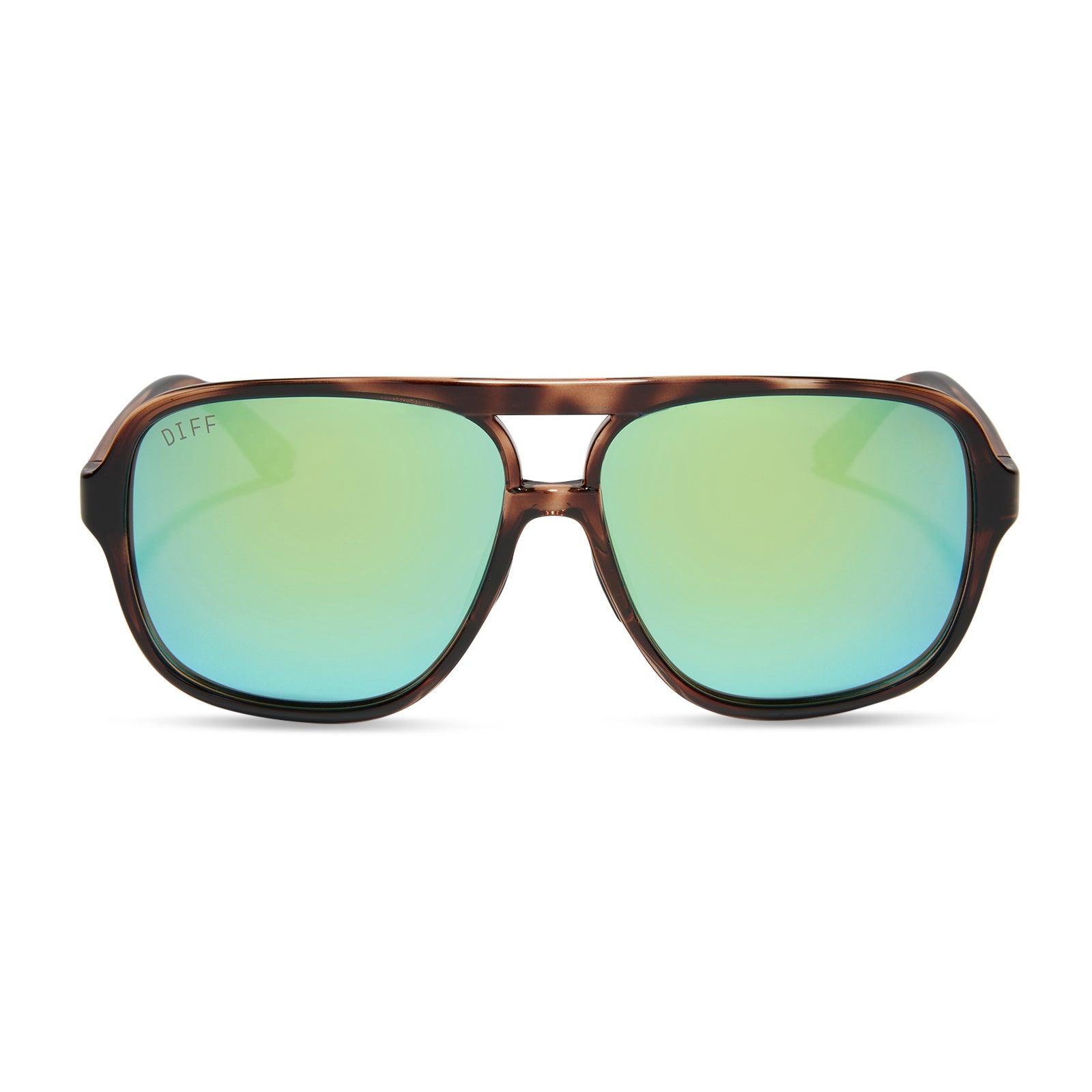 HANGTIME - TORTOISE + TURQUOISE ICE MIRROR + POLARIZED SUNGLASSES