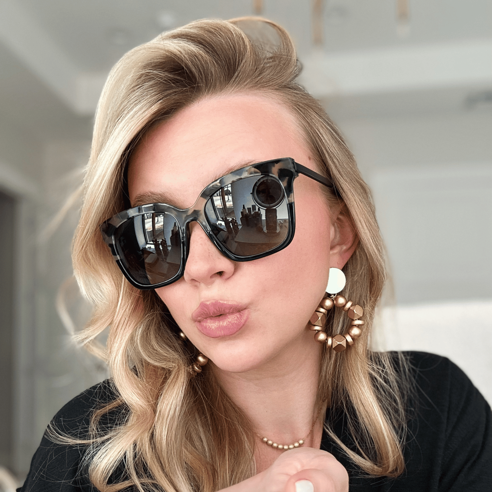 BELLA - GREY FADE + SMOKE GRADIENT + POLARIZED SUNGLASSES