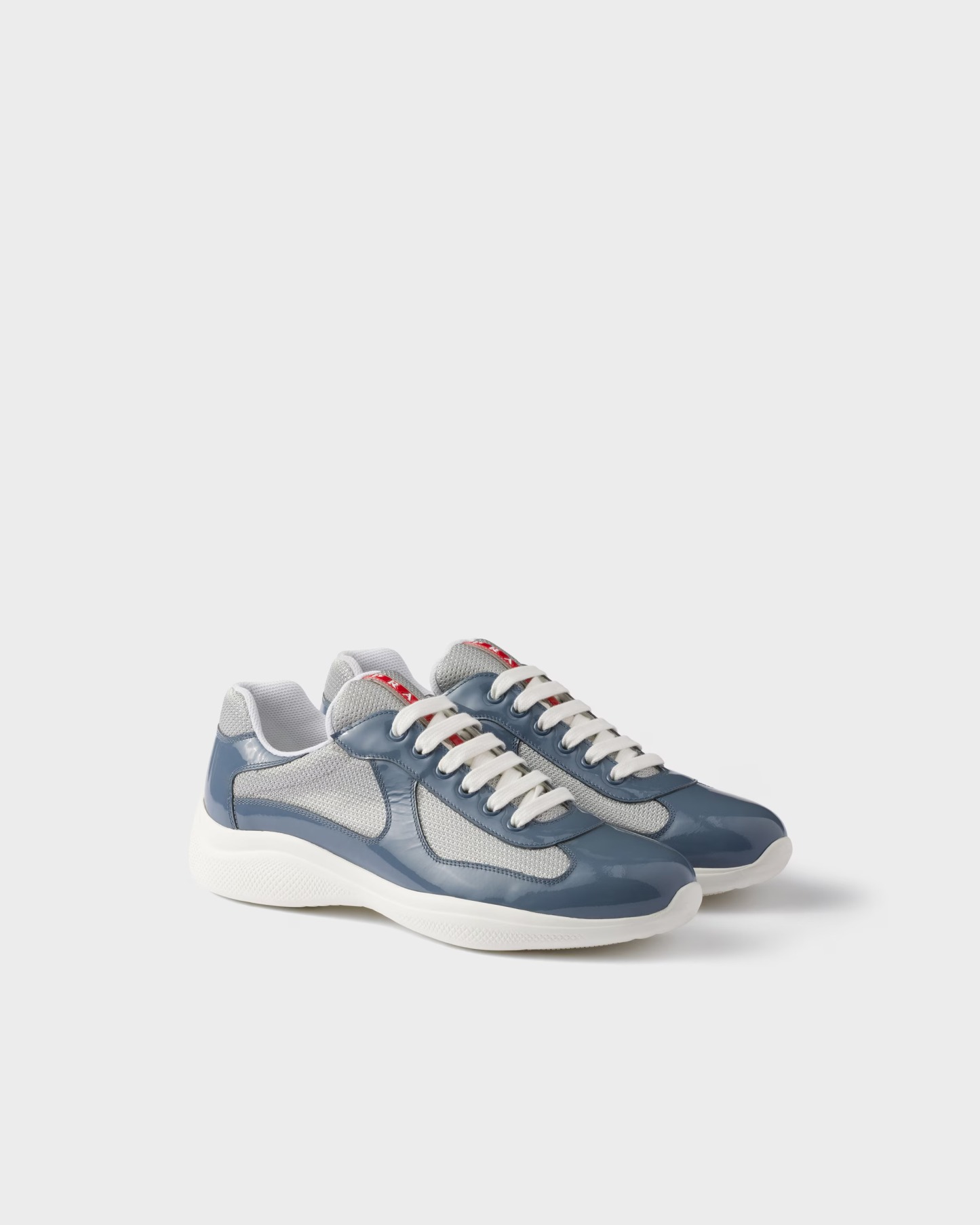 Patent leather and technical fabric Prathtda America's Cup sneakers