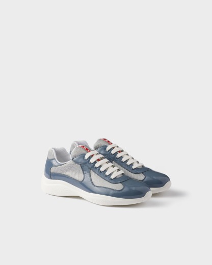 Patent leather and technical fabric Prathtda America's Cup sneakers