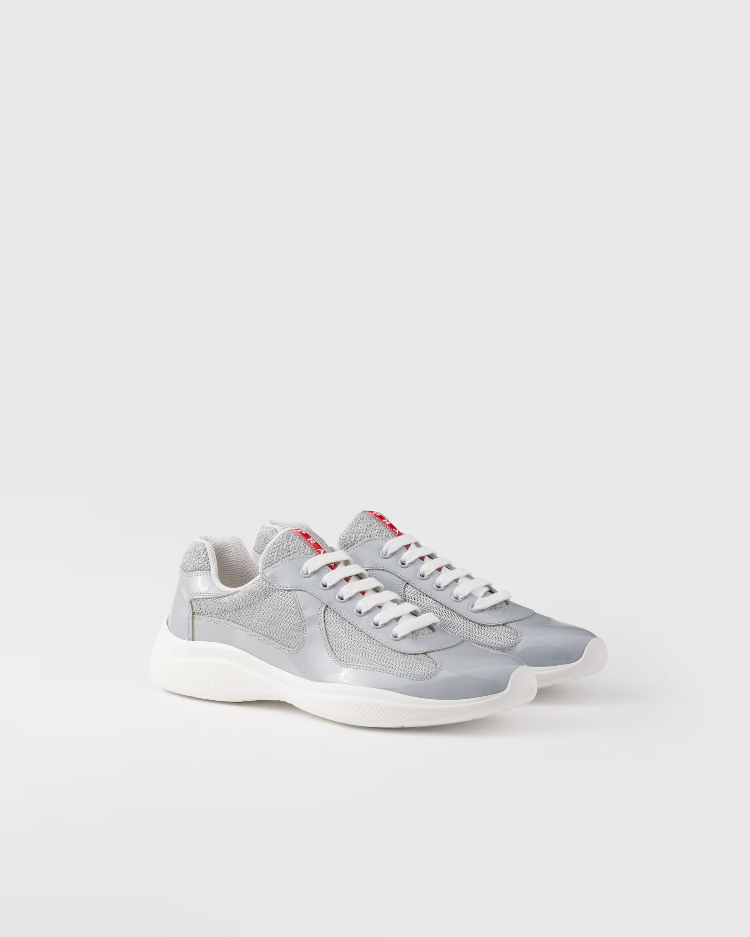 Patent leather and technical fabric Prathtda America's Cup sneakers