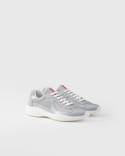 Patent leather and technical fabric Prathtda America's Cup sneakers