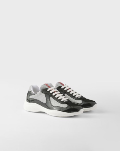 Patent leather and technical fabric Prathtda America's Cup sneakers
