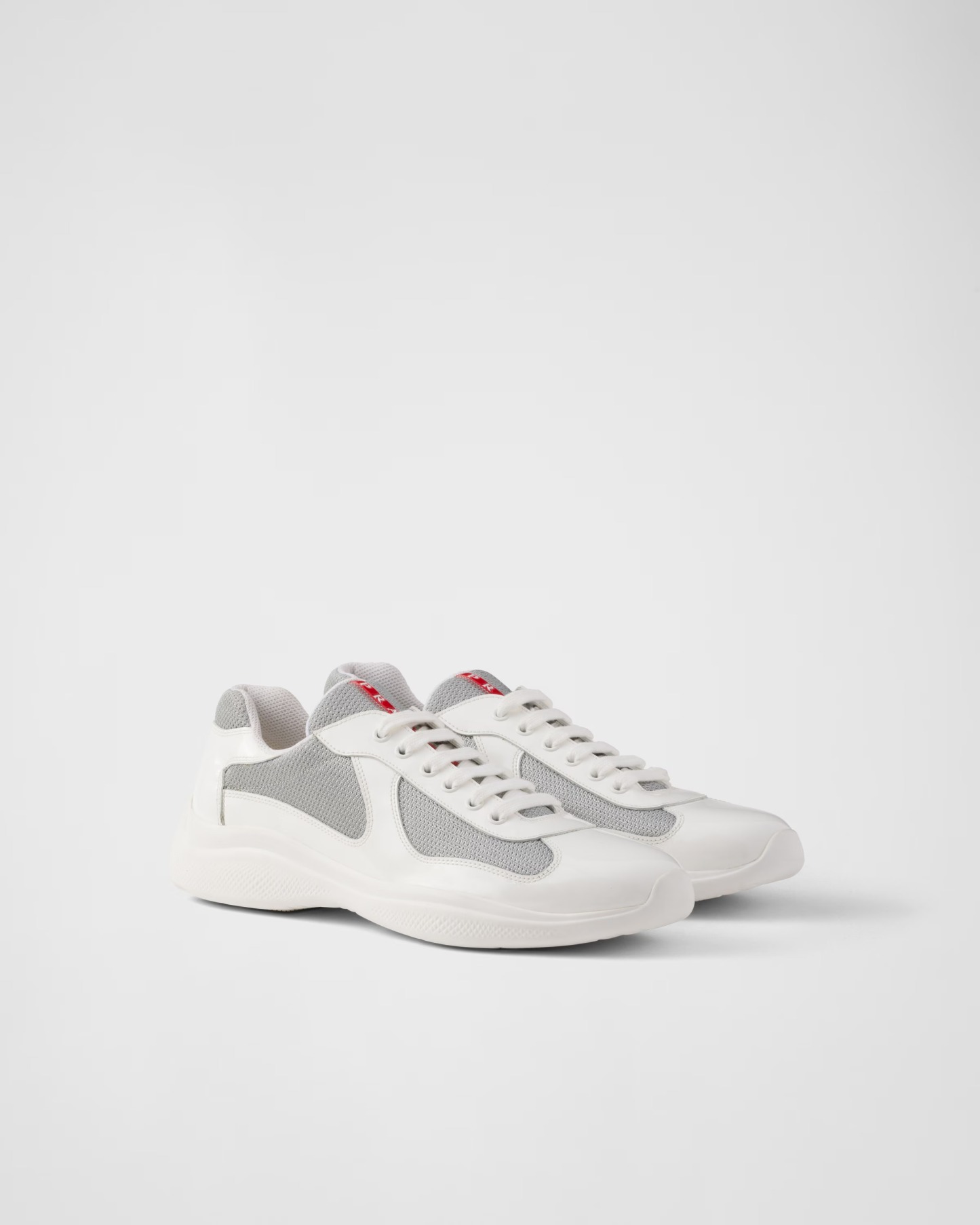 Patent leather and technical fabric Prathtda America's Cup sneakers