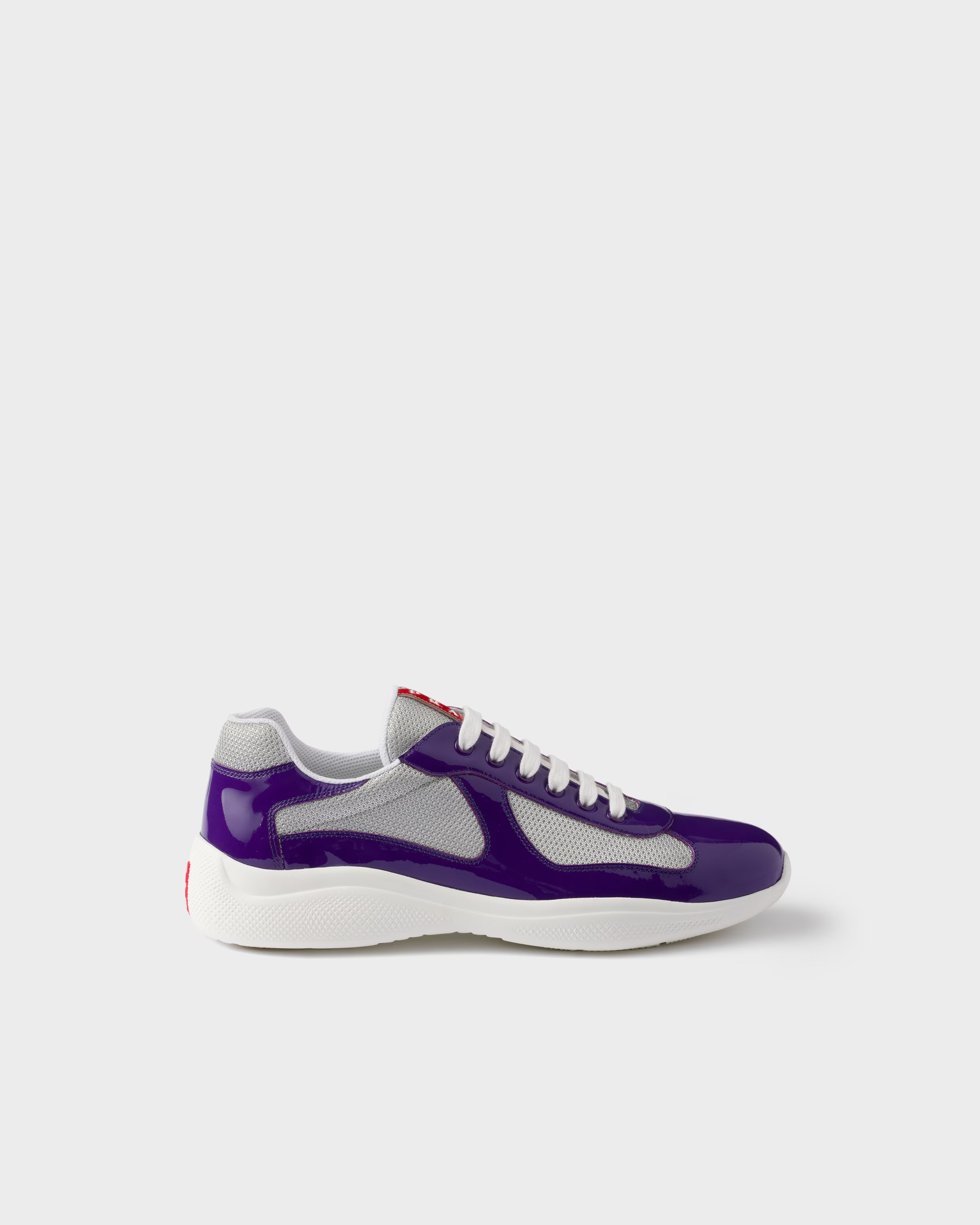 Patent leather and technical fabric Prathtda America's Cup sneakers