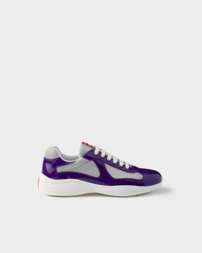 Patent leather and technical fabric Prathtda America's Cup sneakers