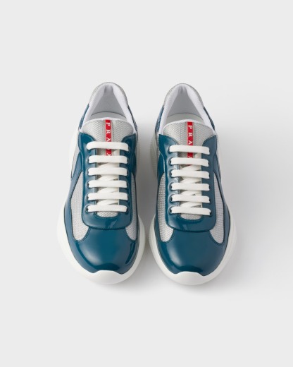 Patent leather and technical fabric Prathtda America's Cup sneakers