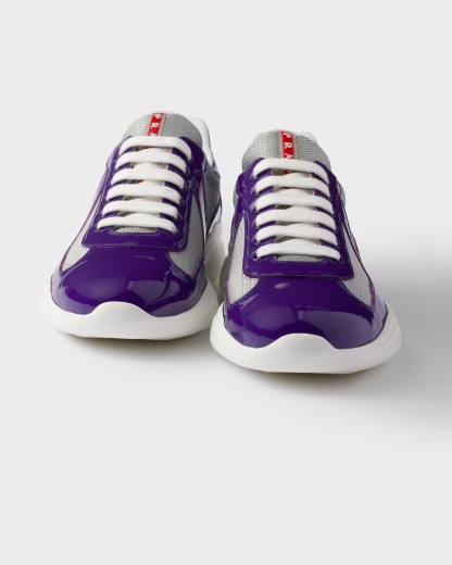 Patent leather and technical fabric Prathtda America's Cup sneakers