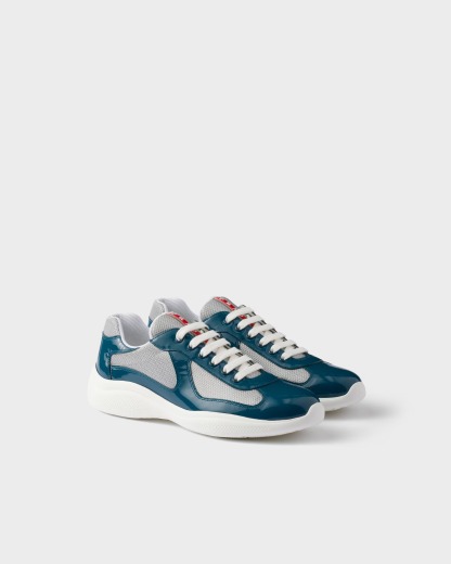 Patent leather and technical fabric Prathtda America's Cup sneakers