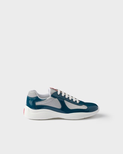 Patent leather and technical fabric Prathtda America's Cup sneakers
