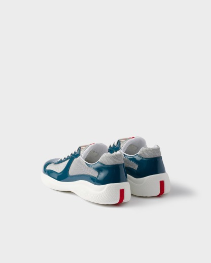 Patent leather and technical fabric Prathtda America's Cup sneakers