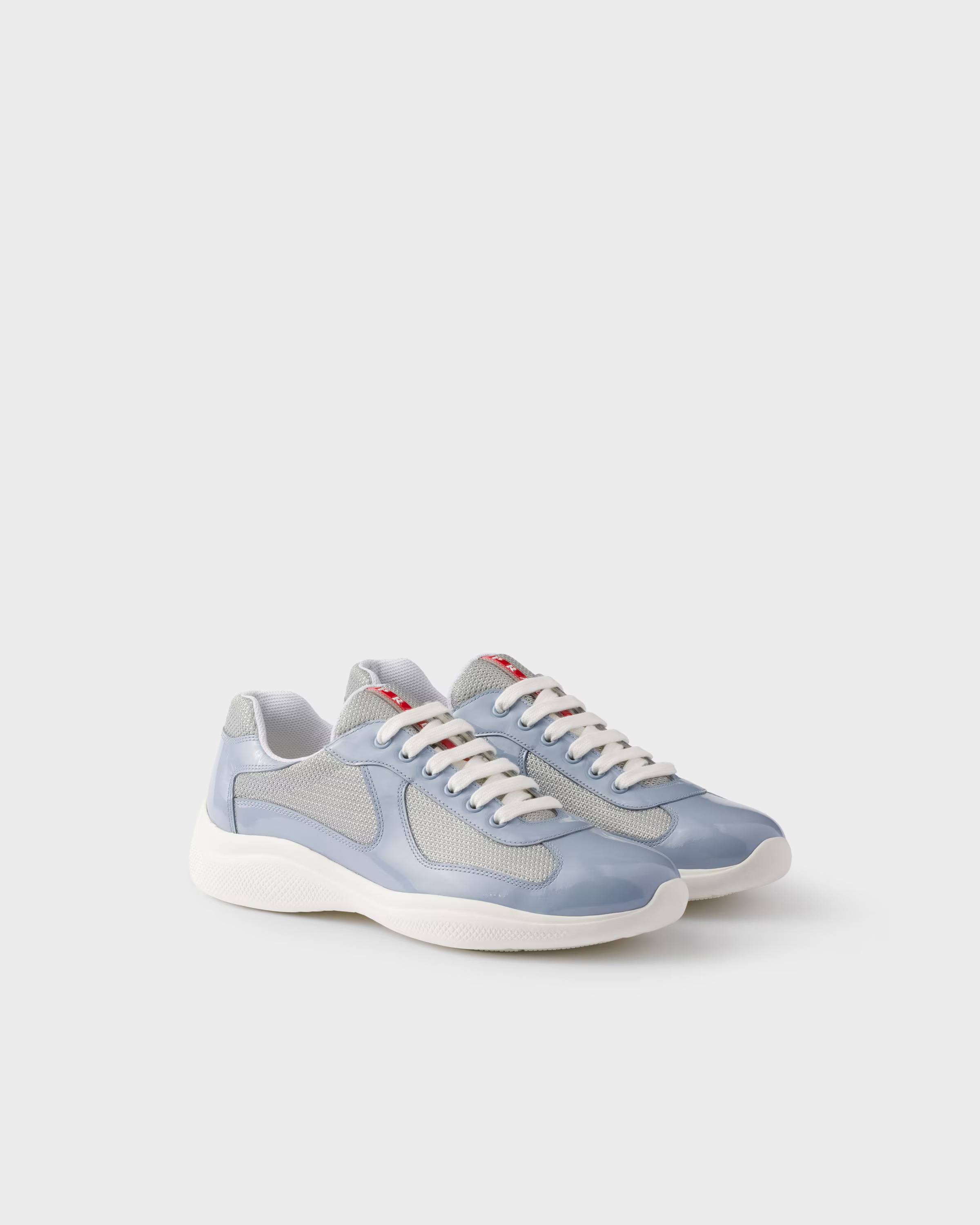 Patent leather and technical fabric Prathtda America's Cup sneakers