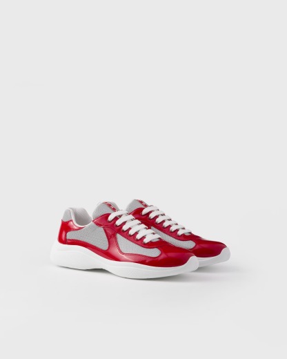 Patent leather and technical fabric Prathtda America's Cup sneakers