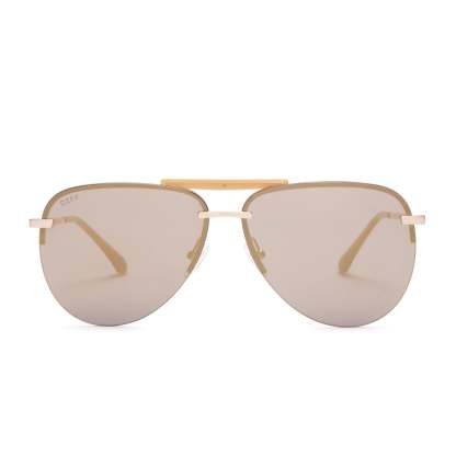 TAHOE - BRUSHED GOLD + GOLD MIRROR SUNGLASSES