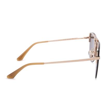 TAHOE - BRUSHED GOLD + GOLD MIRROR SUNGLASSES