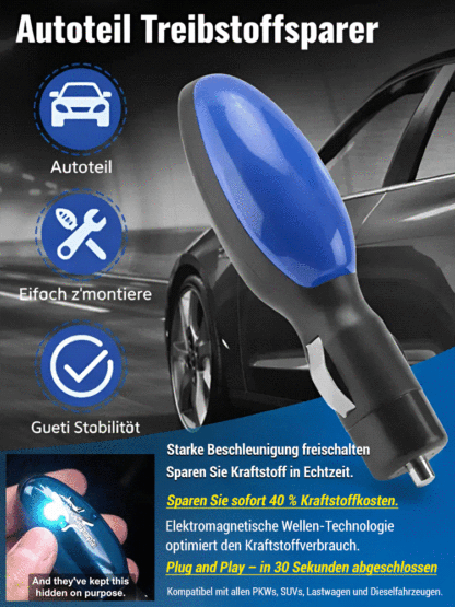 【50 % weniger Kraftstoffverbrauch】NEOSOCKET – tragbarer Universal-Kraftstoffsparer für Autos