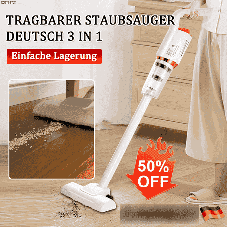 Saugen & Wischen zugleich! ✨ Nie wieder bücken. 🚫 Das ganze Haus in nur 10 Minuten. 🚀