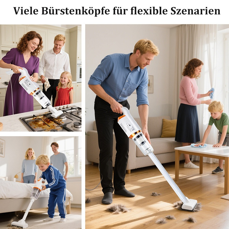 Saugen & Wischen zugleich! ✨ Nie wieder bücken. 🚫 Das ganze Haus in nur 10 Minuten. 🚀