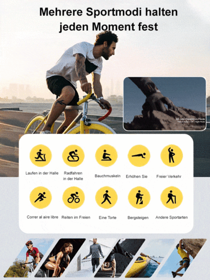 Neu aufgerüstete, von medizinischen Experten empfohlene Smartwatch, 24-Stunden-Gesundheit management⌚️