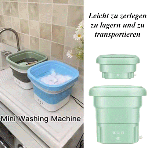 Faltbare tragbare Reisewaschmaschine