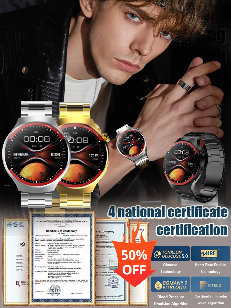 Neu aufgerüstete, von medizinischen Experten empfohlene Smartwatch, 24-Stunden-Gesundheit management⌚️