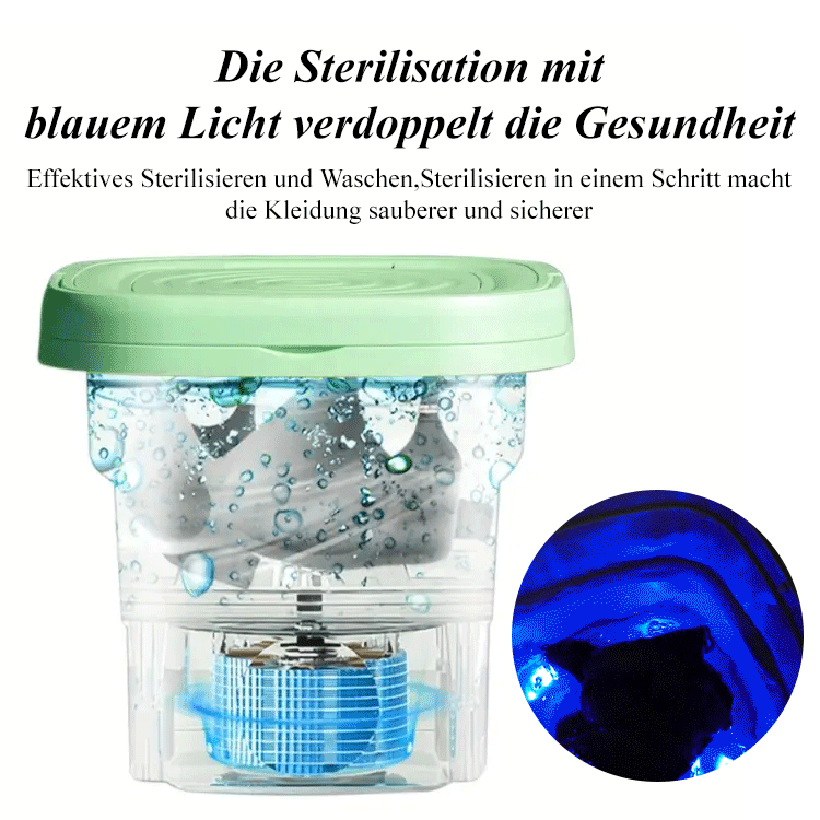 Faltbare tragbare Reisewaschmaschine