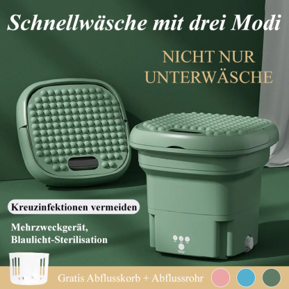 Faltbare tragbare Reisewaschmaschine