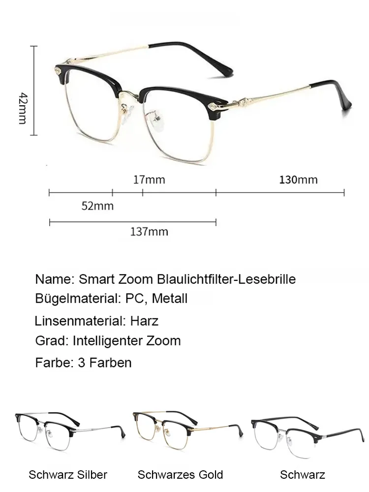 Dioptrienbereich von -7 bis +7