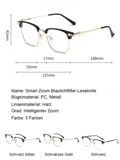Dioptrienbereich von -7 bis +7