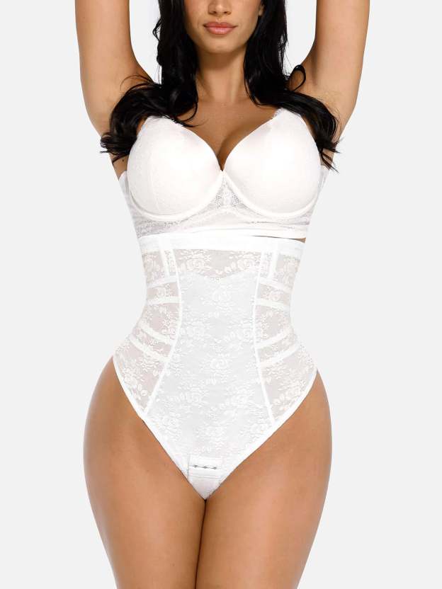 AFZ®LaceLux White Lace Whisper: Gently Shape Up!