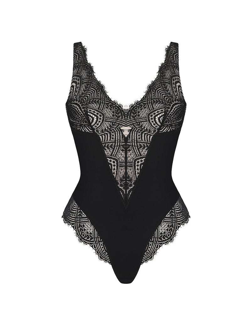 AFZ®LaceLux Lace V-Shape Elegance: Sculpt with Allure!