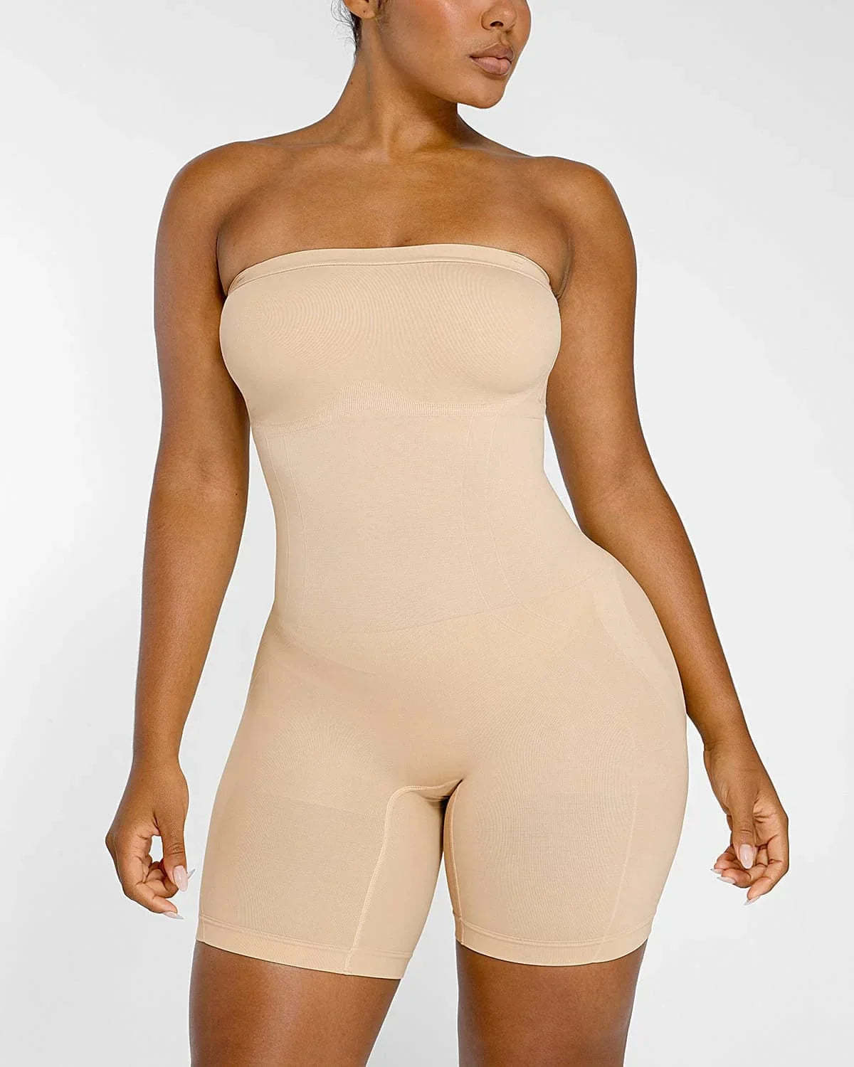 AFZ®WedLux Firm Sculpt Strapless Bodysuit