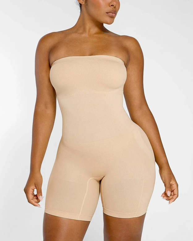 AFZ®WedLux Firm Sculpt Strapless Bodysuit